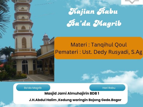 Kajian Rabu Ba'da Magrib