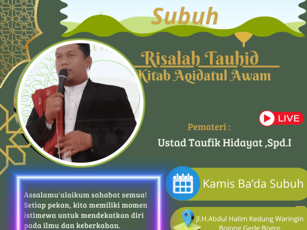 Kajian Kamis Ba'da Subuh